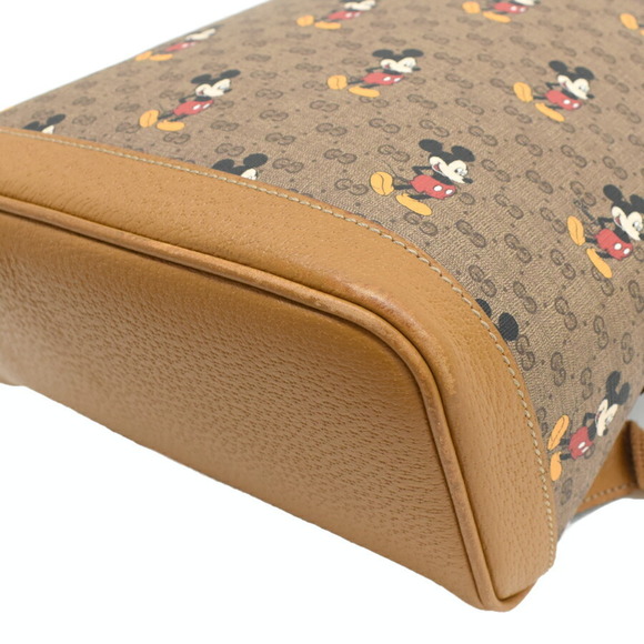Gucci Disney Collaboration Backpack GG Supreme Beige Ebony - Picture 5 of 9